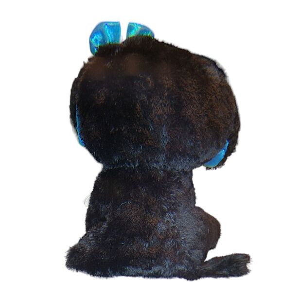 Ty Beanie Boos Tracey the Dog,  8 1/2 inches,  black and white - Picture 4 of 6